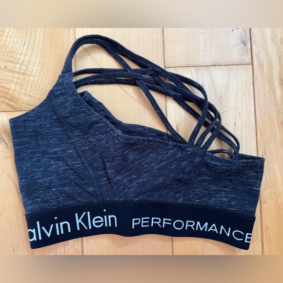 Calvin Klein Sports Bra Grey Heathered - Picture 4 of 6